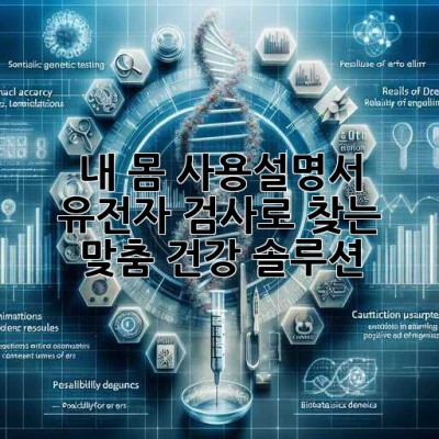 내 몸 사용설명서🧬 : 유전자 검사로 찾는 맞춤 건강 솔루션 🚀