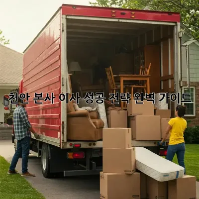 천안 본사 이사, 성공 전략 완벽 가이드!
